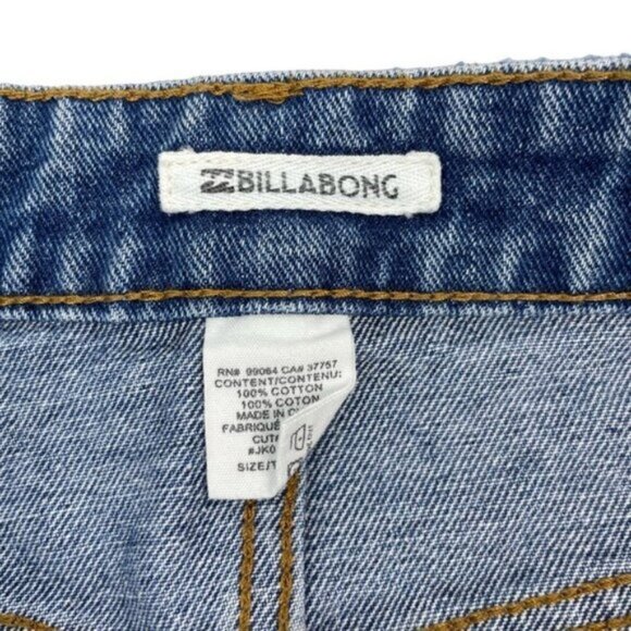 Billabong Women's Surfside Denim Skirt 27 Blue - Picture 4 of 6